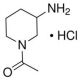 1-acetylpiperidin-3-amine hydrochloride (CAS 1018680-22-2) - chemical structure image