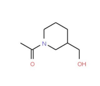 (1-acetylpiperidin-3-yl)methanol - chemical structure image
