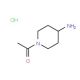 1-Acetylpiperidin-4-amine hydrochloride (CAS 214147-48-5) - chemical structure image