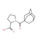 1-(Adamantane-1-carbonyl)-pyrrolidine-2-carboxylic acid (CAS 35084-48-1) - chemical structure image