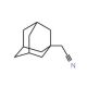 1-Adamantaneacetonitrile (CAS 16269-13-9) - chemical structure image