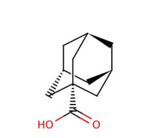 1-Adamantanecarboxylic acid (CAS 828-51-3) - chemical structure image