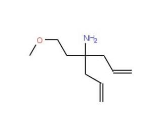 1-Allyl-1-(2-methoxy-ethyl)-but-3-enylamine - chemical structure image