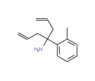 1-Allyl-1-o-tolyl-but-3-enylamine (CAS 356540-25-5) - chemical structure image