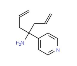 1-Allyl-1-pyridin-4-yl-but-3-enylamine - chemical structure image