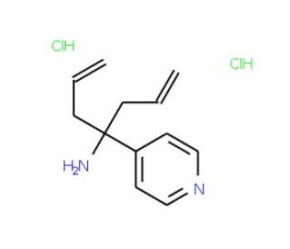1-Allyl-1-pyridin-4-yl-but-3-enylaminedihydrochloride - chemical structure image