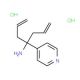 1-Allyl-1-pyridin-4-yl-but-3-enylaminedihydrochloride - chemical structure image