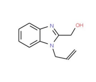 (1-allyl-1H-benzimidazol-2-yl)methanol (CAS 300706-95-0) - chemical structure image