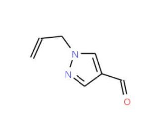 1-allyl-1H-pyrazole-4-carbaldehyde (CAS 78758-36-8) - chemical structure image