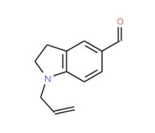 1-Allyl-2,3-dihydro-1H-indole-5-carbaldehyde - chemical structure image