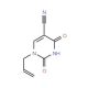 1-Allyl-2,4-dioxo-1,2,3,4-tetrahydro-5-pyrimidinecarbonitrile (CAS 25855-27-0) - chemical structure image