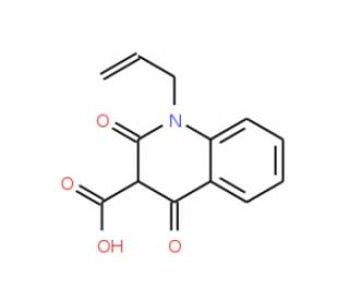 1-Allyl-2,4-dioxo-1,2,3,4-tetrahydroquinoline-3-carboxylic acid - chemical structure image