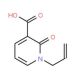 1-Allyl-2-oxo-1,2-dihydro-3-pyridinecarboxylicacid (CAS 66158-33-6) - chemical structure image