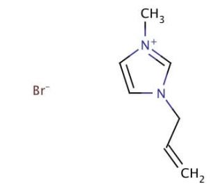 1-Allyl-3-methylimidazolium bromide (CAS 31410-07-8) - chemical structure image
