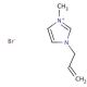1-Allyl-3-methylimidazolium bromide (CAS 31410-07-8) - chemical structure image