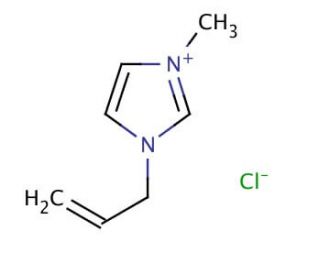 1-Allyl-3-methylimidazolium chloride (CAS 65039-10-3) - chemical structure image