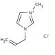 1-Allyl-3-methylimidazolium chloride (CAS 65039-10-3) - chemical structure image