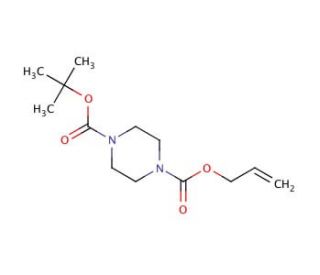 1-allyl 4-tert-butyl piperazine-1,4-dicarboxylate - chemical structure image