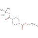 1-allyl 4-tert-butyl piperazine-1,4-dicarboxylate - chemical structure image