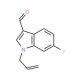 1-Allyl-6-fluoro-1H-indole-3-carbaldehyde - chemical structure image