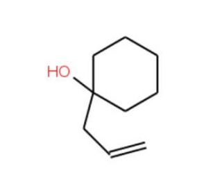1-Allylcyclohexanol (CAS 1123-34-8) - chemical structure image