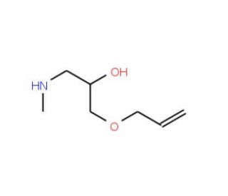 1-Allyloxy-3-methylamino-propan-2-ol - chemical structure image