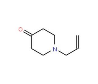 1-Allyltetrahydro-4(1H)-pyridinone (CAS 20785-46-0) - chemical structure image