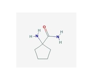 1-Amino-1-cyclopentanecarboxamide (CAS 17193-28-1) - chemical structure image