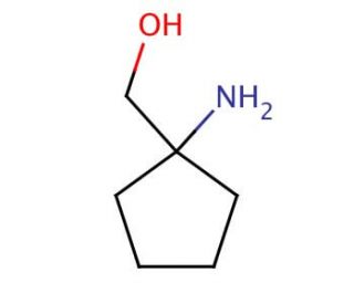 1-Amino-1-cyclopentanemethanol (CAS 10316-79-7) - chemical structure image