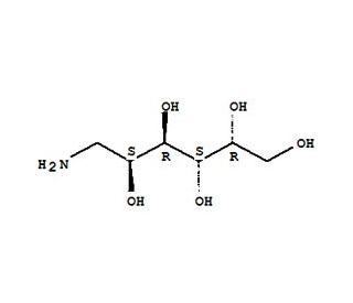 1-Amino-1-deoxy-D-galacticol (CAS 488-42-6) - chemical structure image