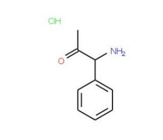 1-Amino-1-phenylacetone hydrochloride (CAS 3904-16-3) - chemical structure image