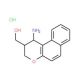 (1-Amino-2,3-dihydro-1H-benzo[f]chromen-2-yl)-methanol hydrochloride - chemical structure image