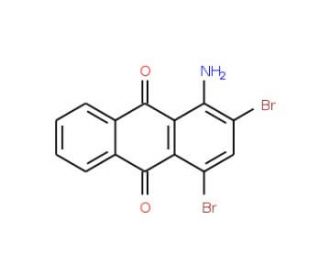 1-Amino-2,4-dibromoanthraquinone (CAS 81-49-2) - chemical structure image