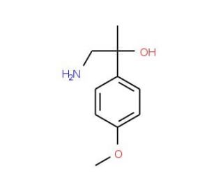 1-Amino-2-(4-methoxy-phenyl)-propan-2-ol (CAS 305448-36-6) - chemical structure image