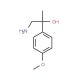 1-Amino-2-(4-methoxy-phenyl)-propan-2-ol (CAS 305448-36-6) - chemical structure image