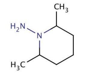 1-Amino-2,6-dimethylpiperidine (CAS 39135-39-2) - chemical structure image