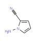 1-Amino-2-cyanopyrrole (CAS 159326-66-6) - chemical structure image