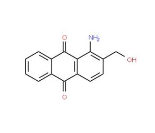 1-Amino-2-hydroxymethylantraquinone - chemical structure image