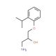 1-Amino-3-(2-isopropyl-phenoxy)-propan-2-ol - chemical structure image