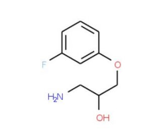 1-amino-3-(3-fluorophenoxy)propan-2-ol - chemical structure image