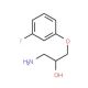1-amino-3-(3-fluorophenoxy)propan-2-ol - chemical structure image