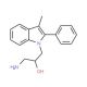 1-Amino-3-(3-methyl-2-phenyl-indol-1-yl)-propan-2-ol - chemical structure image