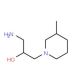 1-Amino-3-(3-methyl-piperidin-1-yl)-propan-2-ol - chemical structure image