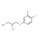 1-Amino-3-(4-chloro-3-methyl-phenoxy)-propan-2-ol (CAS 71954-32-0) - chemical structure image