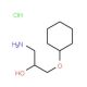 1-Amino-3-cyclohexyloxy-propan-2-ol hydrochloride - chemical structure image