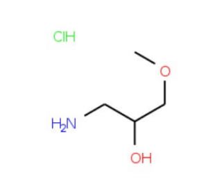 1-Amino-3-methoxy-propan-2-olhydrochloride (CAS 93372-65-7 (non-salt)) - chemical structure image