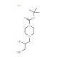 1-Amino-3-N-(4′-Boc-piperazinyl)-2-propanol hydrochloride (CAS 1189425-54-4) - chemical structure image