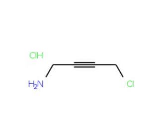 1-Amino-4-chloro-2-butyne hydrochloride (CAS 77369-59-6) - chemical structure image
