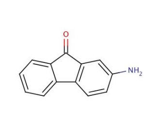 1-Amino-9-fluorenone (CAS 6344-62-3) - chemical structure image