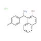 1-(Amino-p-tolyl-methyl)-naphthalen-2-ol hydrochloride (CAS 856202-20-5) - chemical structure image